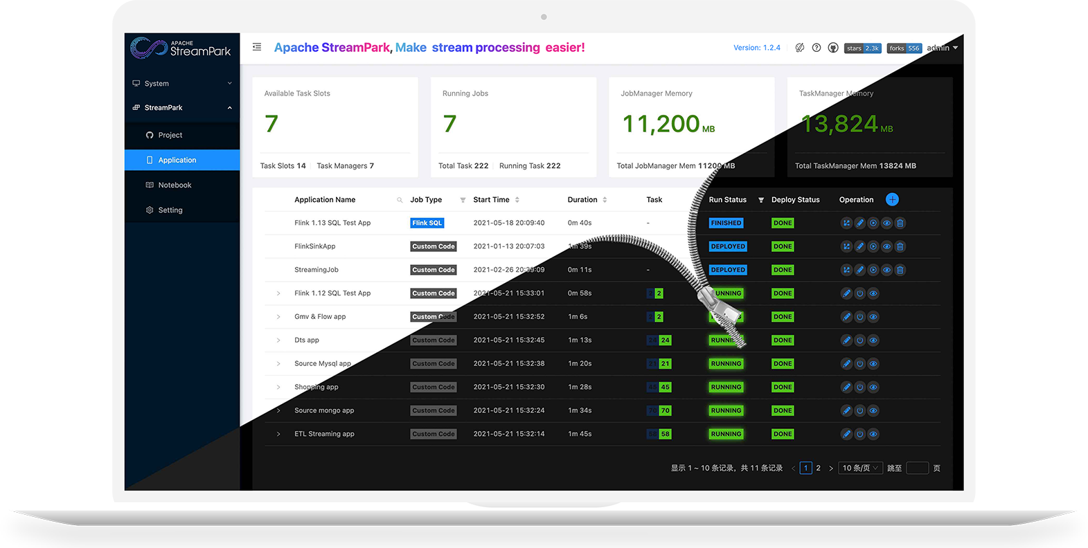 Flink 一站式平台 Apache StreamPark 2.1.4 重磅发布