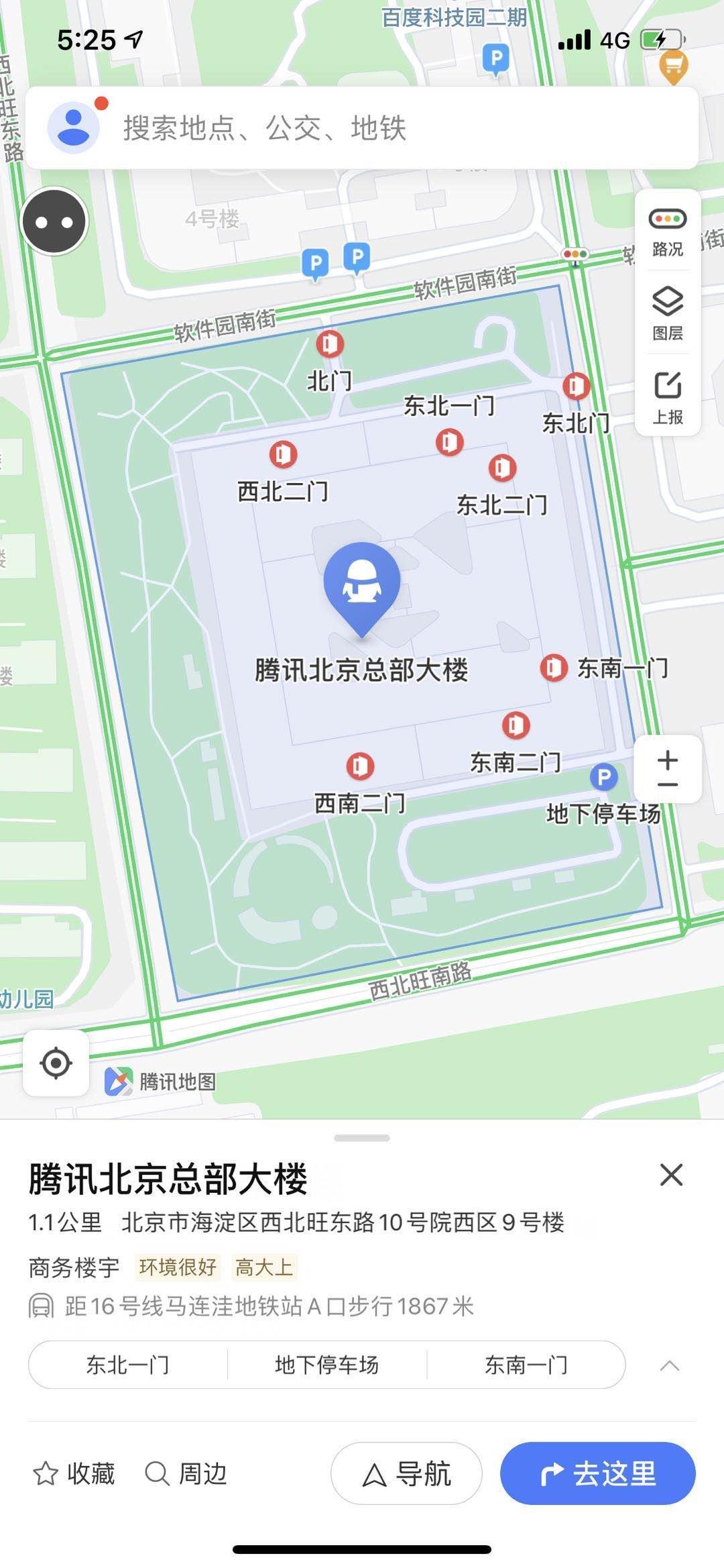 腾讯地图SDK实现点击建筑显示围栏及建筑信息效果