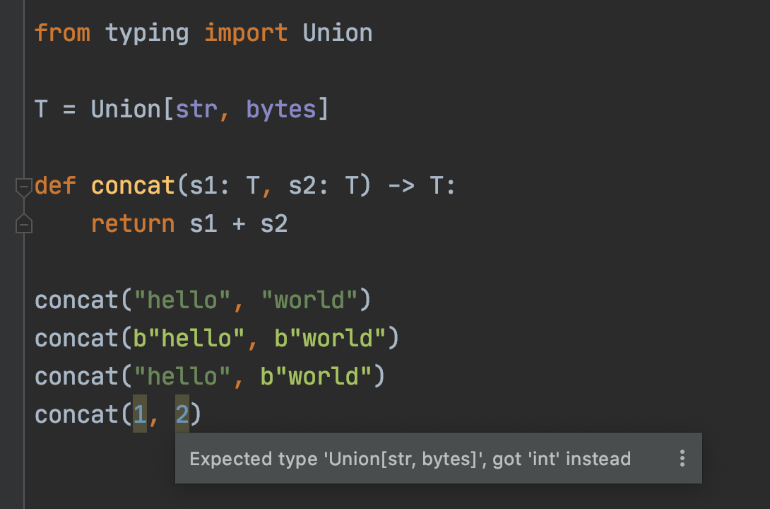 Python Type Hints 从入门到实践