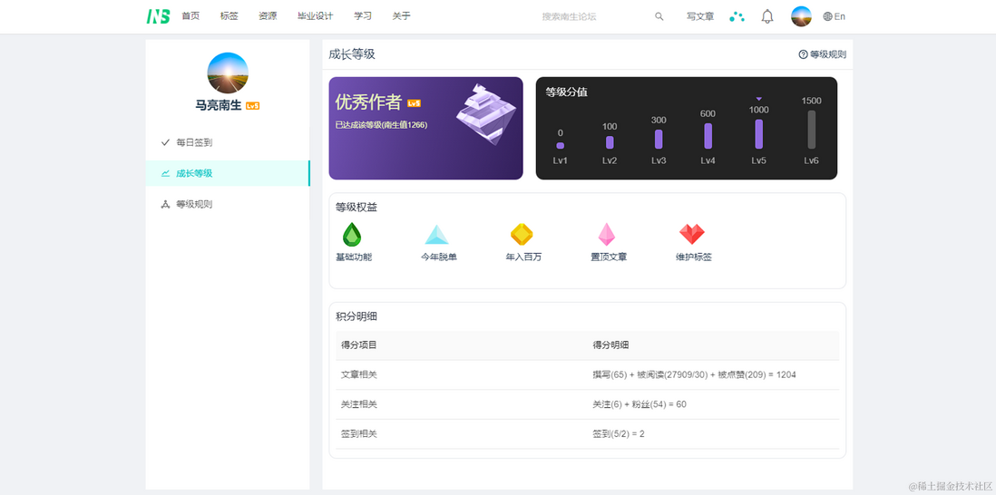 【南生论坛】新增积分系统/签到系统/分片上传（2023年6月）