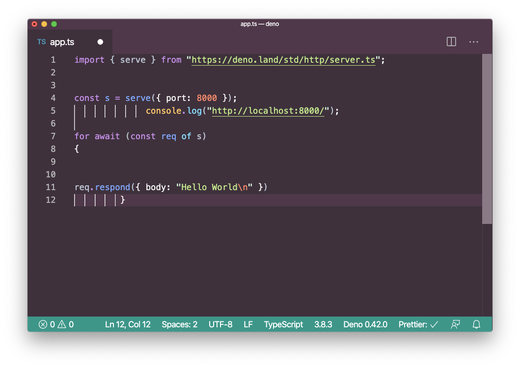 Deno 环境下的 TypeScript 开发