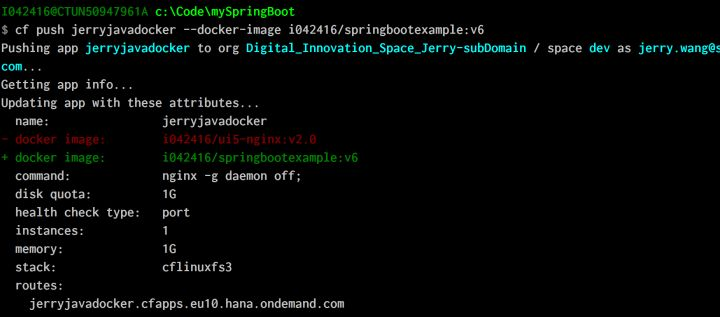 在SAP云平台上部署和运行Docker应用