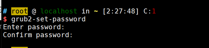 RHEL/CentOS 8加密引导菜单防破解root密码