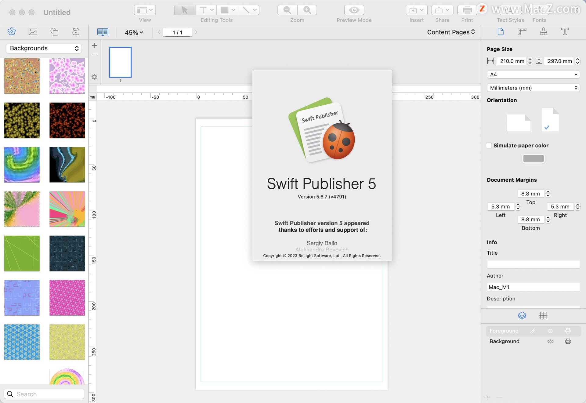 mac电脑好用的版面设计：Swift Publisher 5 for Mac安装包