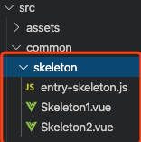 vue中使用骨架 vue-skeleton-webpack-plugin