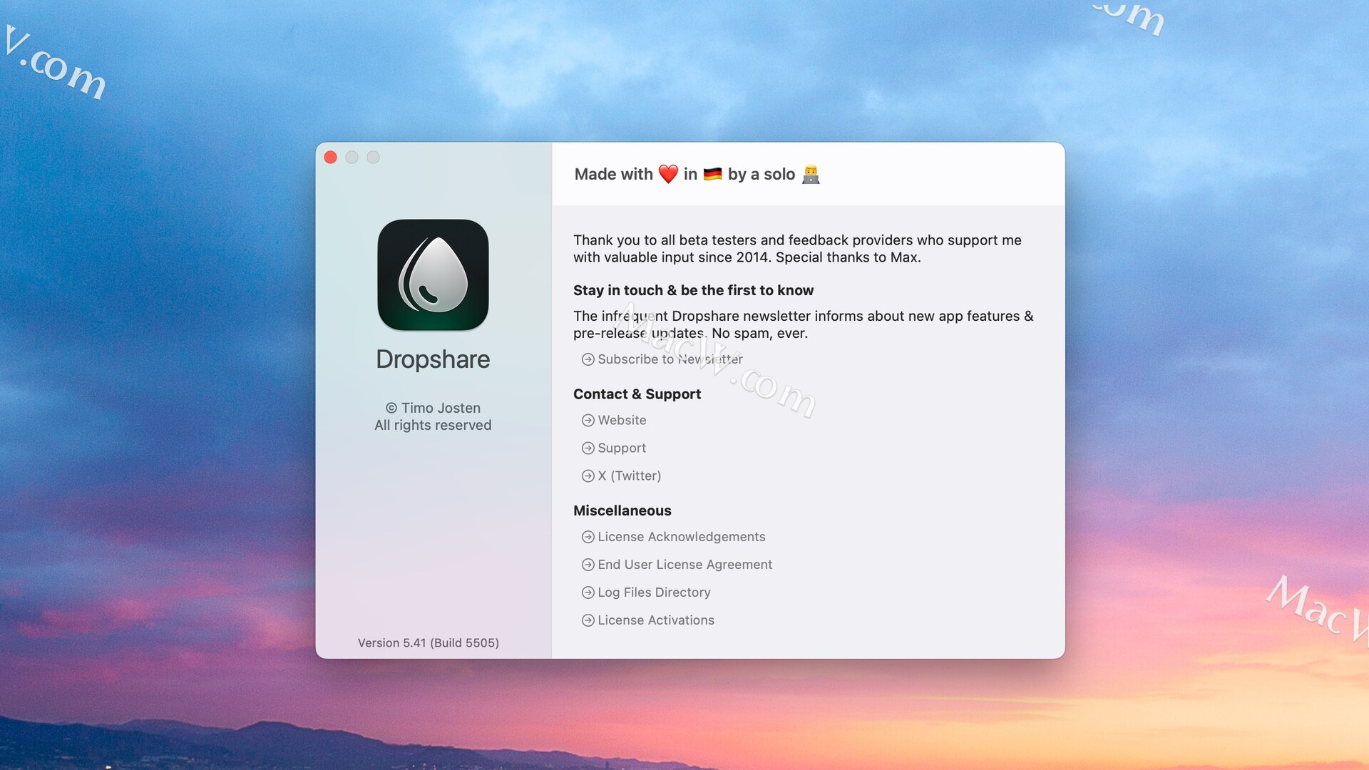 Dropshare 5 专业的网络文件共享工具 支持M1