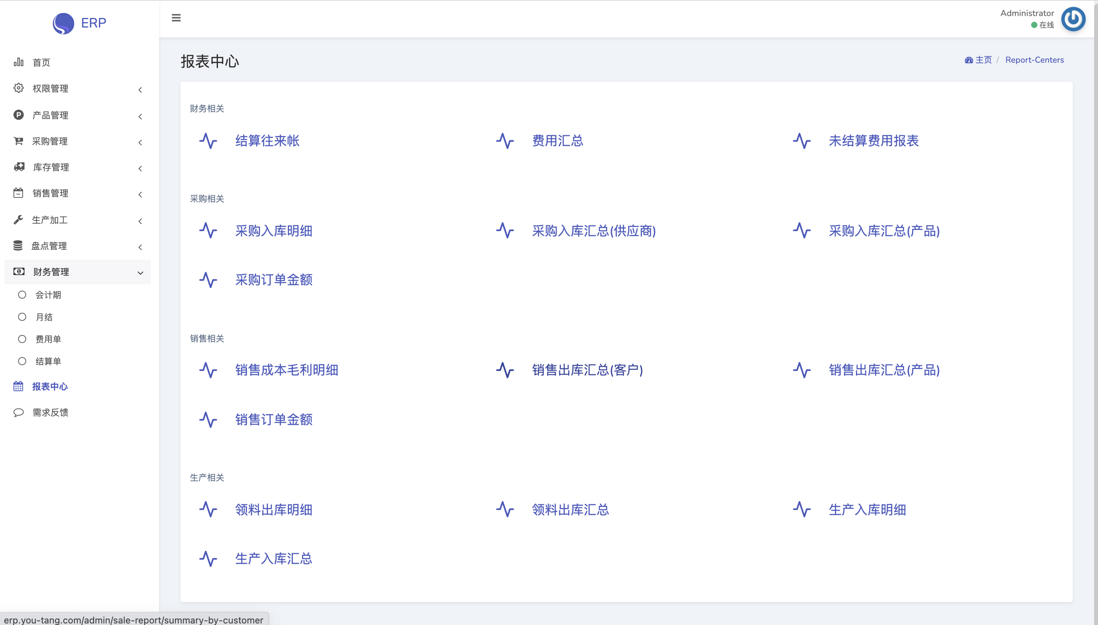 PHP 开源 ERP 系统 Discover