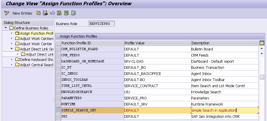 SAP CRM Product simple search的启用步骤