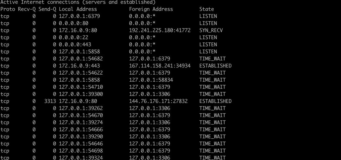 Linux之netstat命令