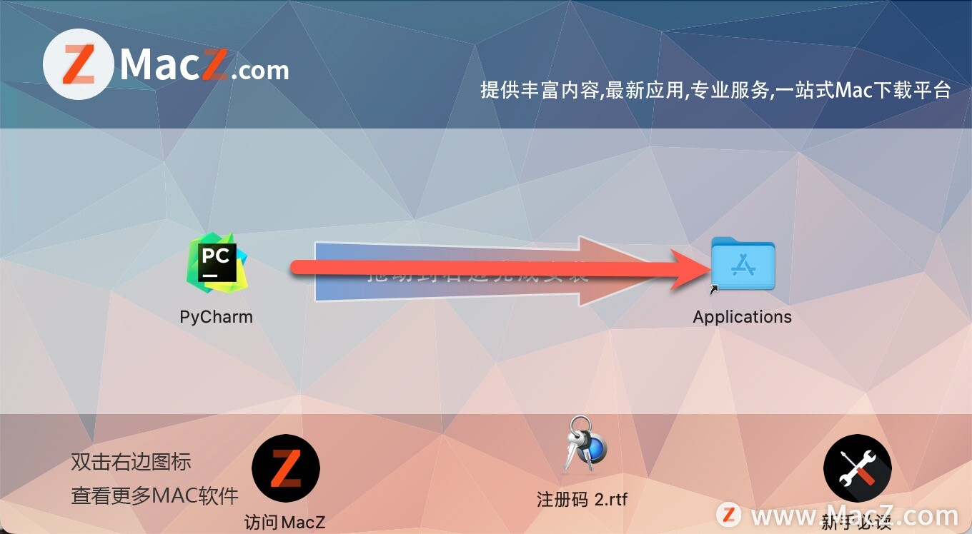 mac电脑版pycharm pro中文 pycharm pro安装教程