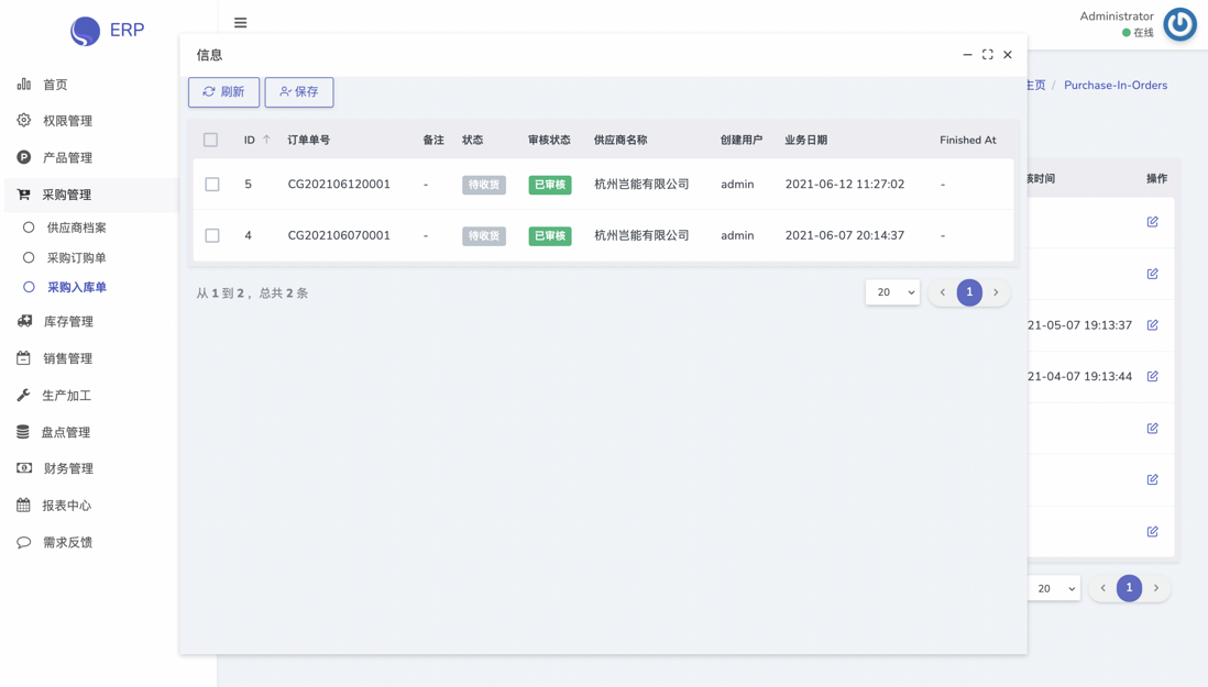 PHP 开源 ERP 系统 Discover