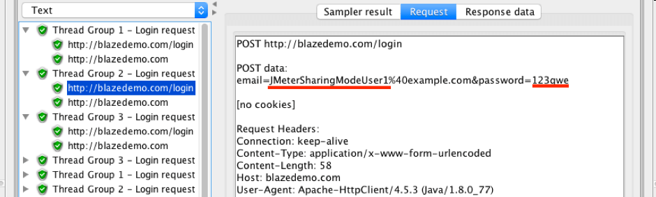 jMeter 里 CSV Data Set Config Sharing Mode 的含义详解