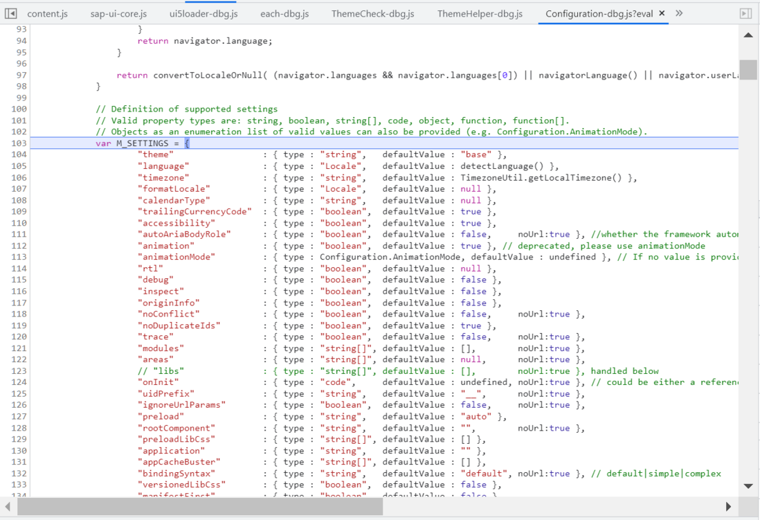 SAP UI5 Theme Library 的解析逻辑和 SAP UI5 配置元数据的默认值