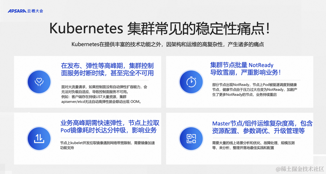 阿里云 ACK 云上大规模 Kubernetes 集群高可靠性保障实战