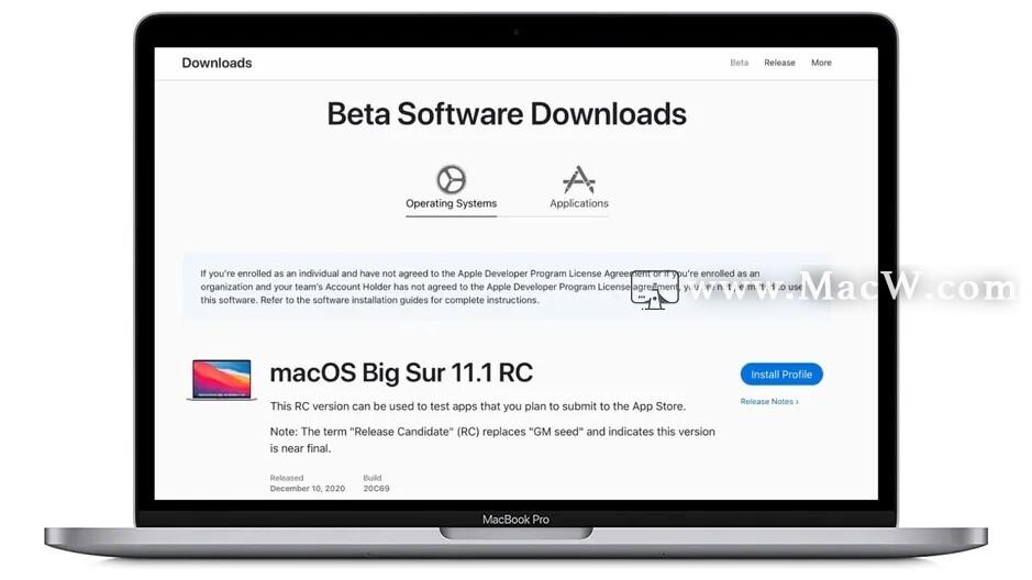 抢先看！macOS Big Sur 11.1即将发布