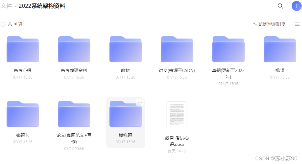软考高级 系统架构师考试经验分享(一次性通过)