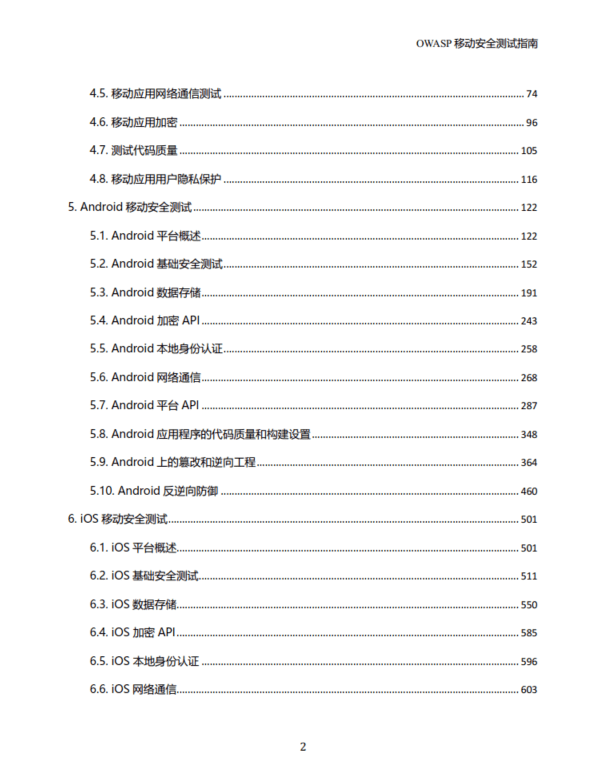 OWASP移动应用安全测试指南中文版