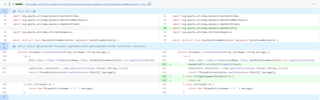 Apache ActiveMQ 远程代码执行漏洞分析