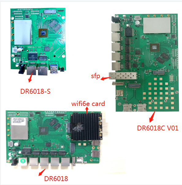 wifi6 router/based on QSDK IPQ6010/IPQ6018/IPQ5018/IPQ8072/IPQ8074 collection support QCN9074 openwrt