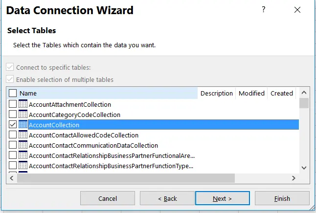 使用Excel消费C4C的OData service