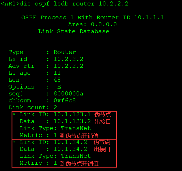 OSPF基础——区域内SPF计算