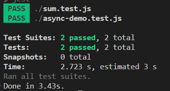 Jest测试框架、JSDoc学习