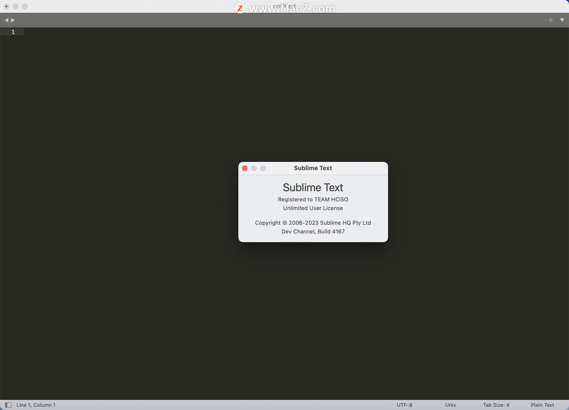 Macos代码编辑器：Sublime Text 4 Dev for Mac中文注册版 支持M1