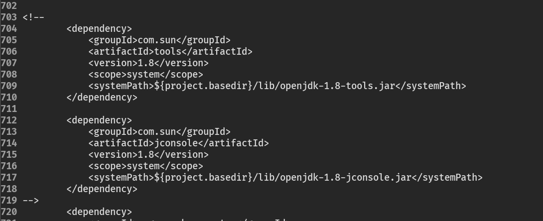 解决druid在OpenJDK11+Gradle中的依赖问题