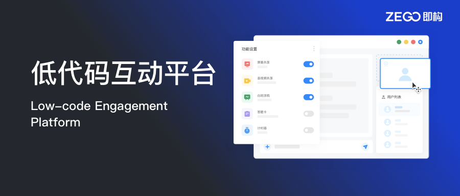即构发布 LCEP 产品「RoomKit」 ，实现房间内0代码接入