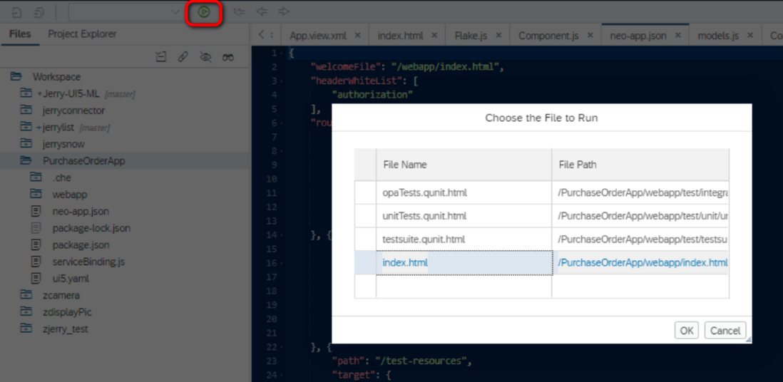 一步步使用SAP云平台的WebIDE开发SAP UI5应用