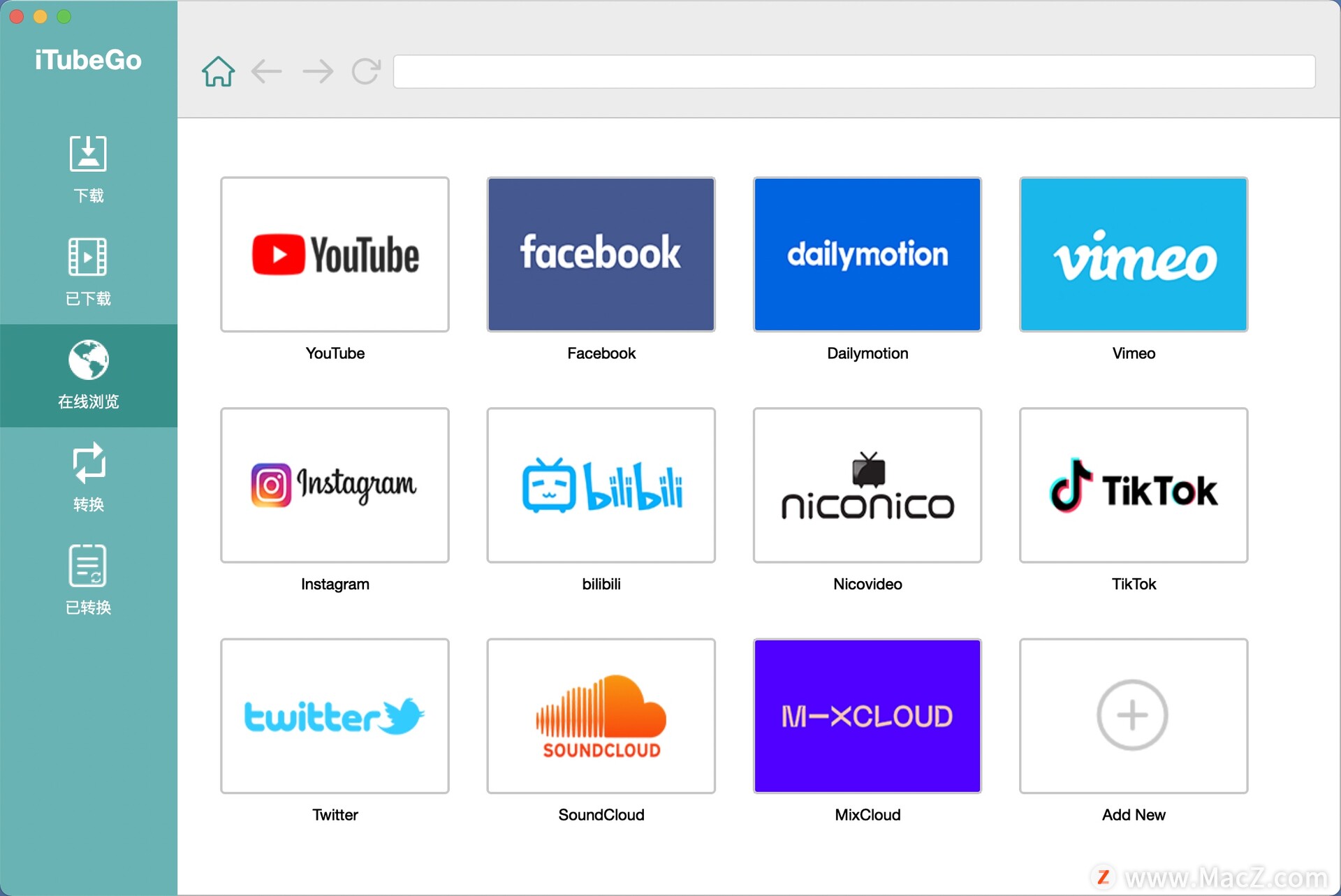 iTubeGo YouTube Downloader for Mac(网页视频下载工具)