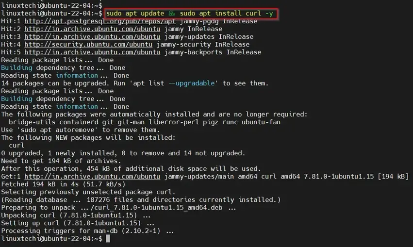 Ubuntu 22.04 安装 pgAdmin 数据库管理工具