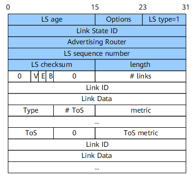 OSPF产生的LSA格式（三）