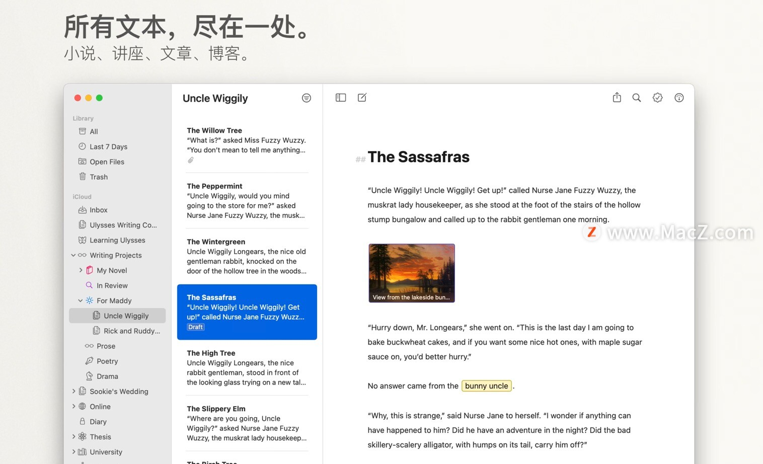 文本写作软件Ulysses for Mac v32.2