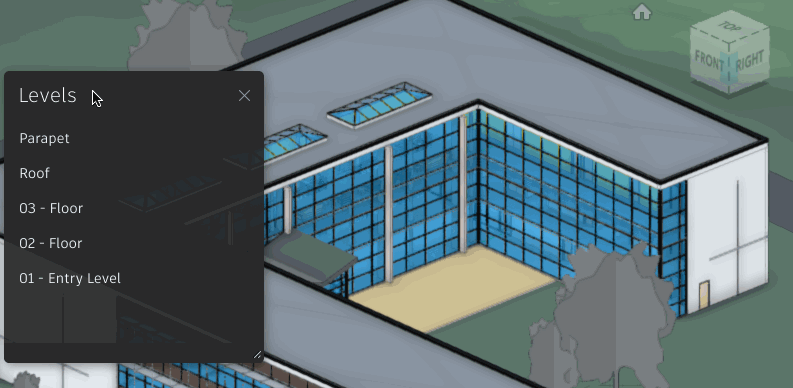 Forge Viewer 原生小地图展 Autodesk.AEC.Minimap3DExtension