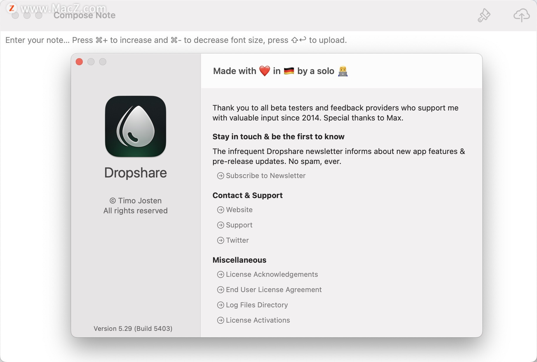 Dropshare 5 for mac，Mac网络文件共享工具