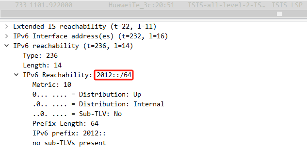 ISIS（IP v6）和BGP4+