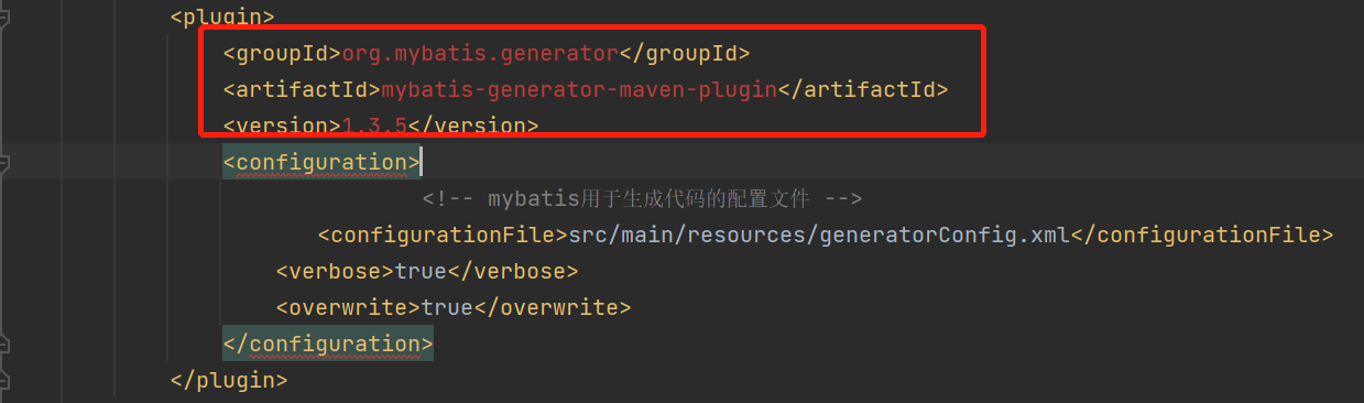 Plugin 'org.mybatis.generator:mybatis-generator-maven-plugin:1.3.5' not foun