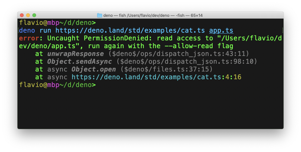 Deno 环境下的 TypeScript 开发