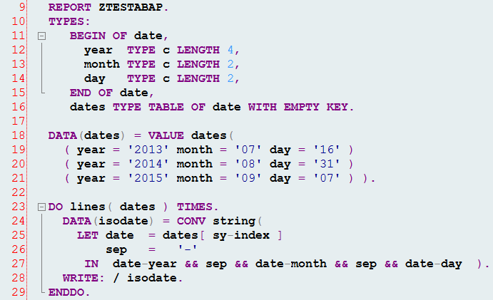 ABAP 740里的新语法 - LET表达式