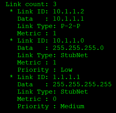 OSPF基础——区域内LSA