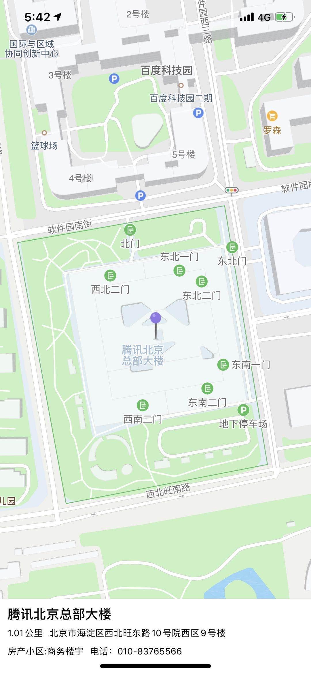 腾讯地图SDK实现点击建筑显示围栏及建筑信息效果