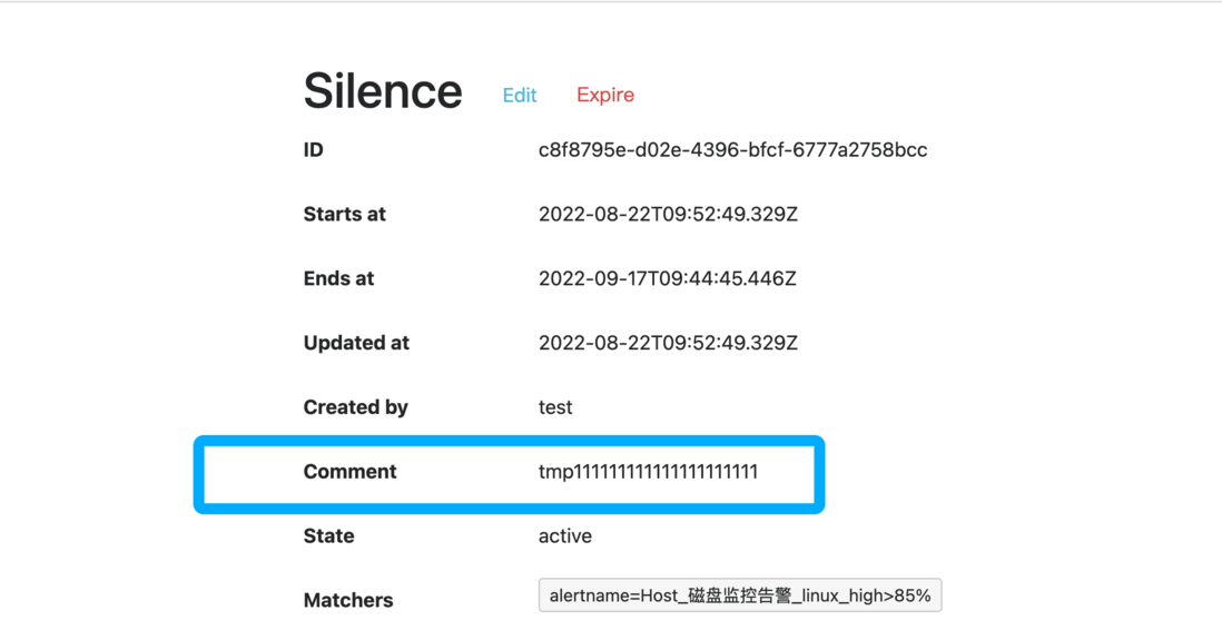 alertmanager silence api 添加