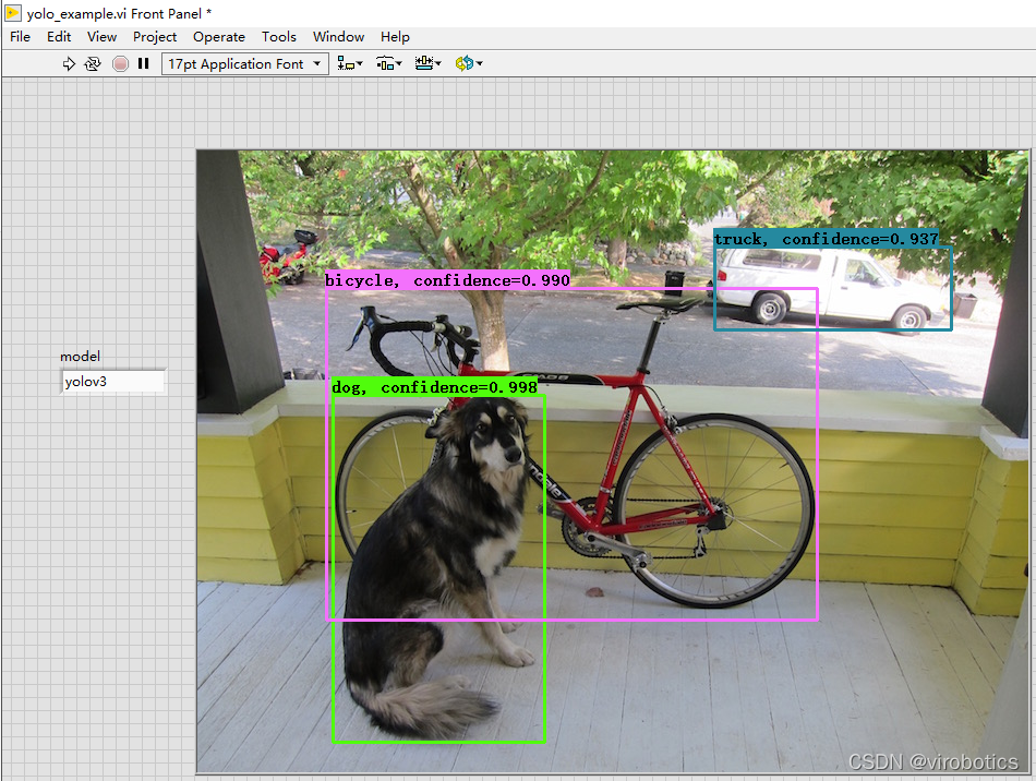 手把手教你使用LabVIEW OpenCV dnn实现物体识别（Object Detection）含源码